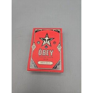 OBEY Playing Cards Red Deck Theory II 2024
